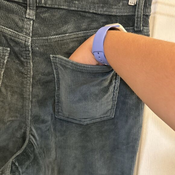 Universal Thread Women’s Teal Corduroy Bootcut Pants 12 Short High Rise NWT - Picture 12 of 16